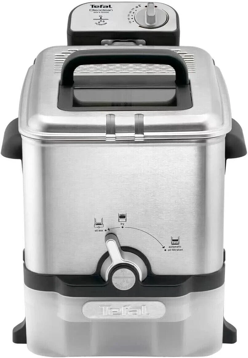 Tefal Oleo clean Pro Deep Fat Fryer FR804140 Food Semi Commercial Domestic 3.5L