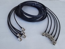 12Ghz 4K UHD-SDI BNC Male to BNC Male Belden 4855R Mini RG59 5 Pack 10 FT