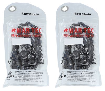 2er-Pack Kettensäge Kette 325 Steigung 050 oder 1,3 mm Stärke 72 Antriebsglied DL GHS 2015