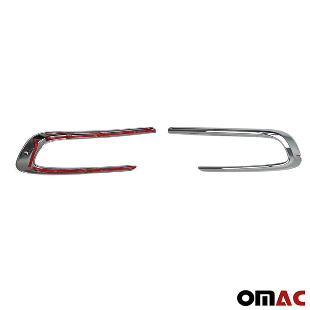 Nebelscheinwerfer Augenbrauen Rahmen Für Tesla Model Y 2020-2023 - Lack Schwarz Zierblende