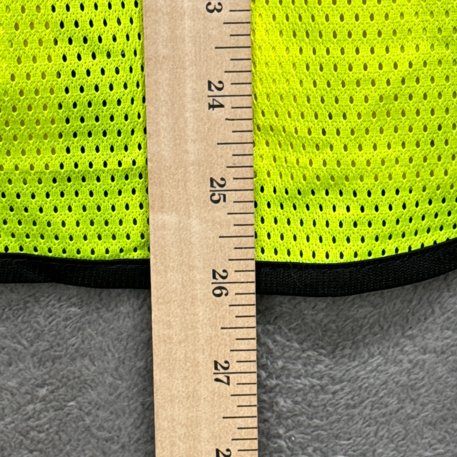 Shine Bright Safety Vest Yellow Red Type R Class 2 Pockets Mens XS - product detail image 8