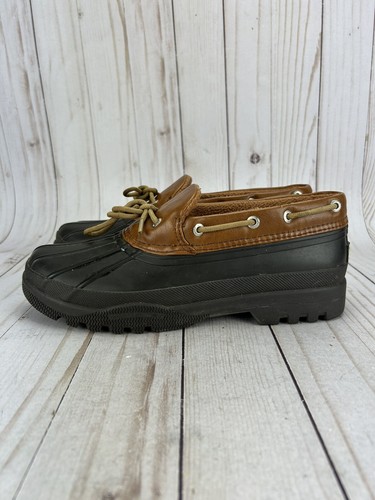 Sperry Top-Sider Cormorant Duck Boots Waterproof Brown Leather Womens Size 7.5 - Picture 6 of 11