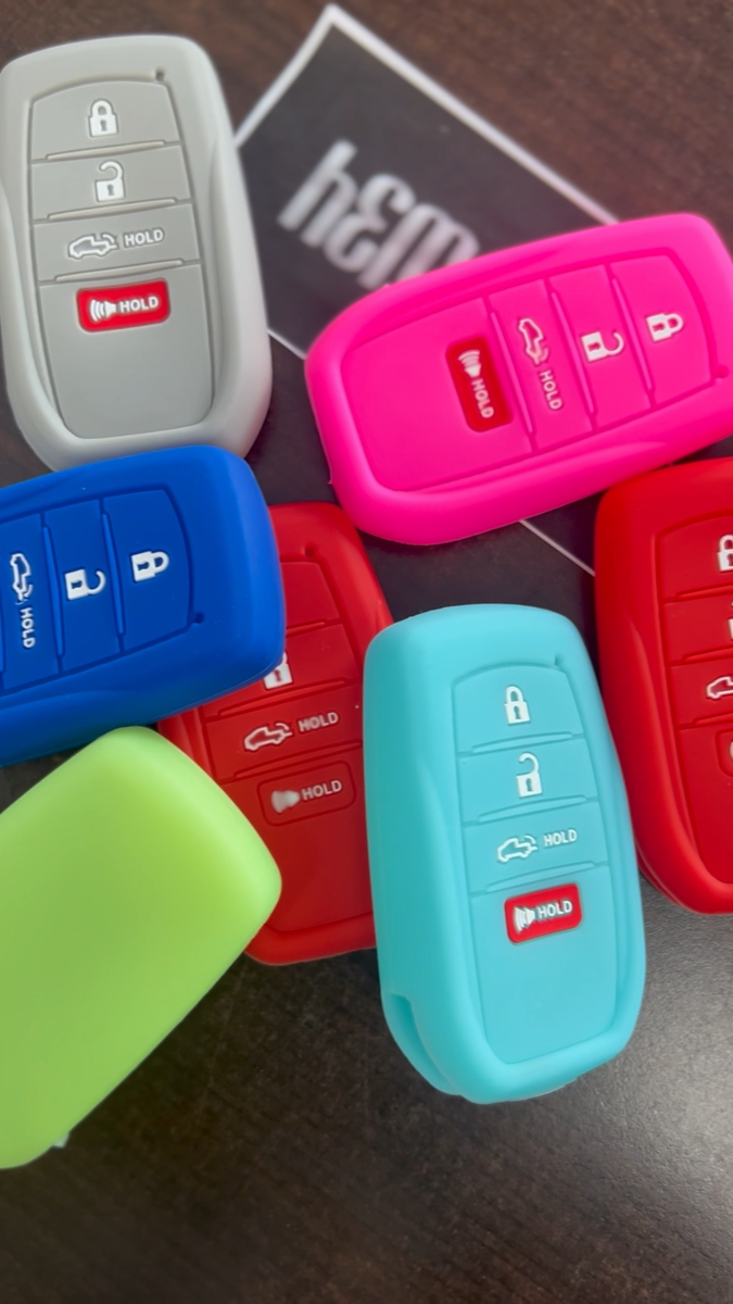 Aazon.co: LOCOY Key Fob Cover For Toyota Tundra Accessories 2022 2023