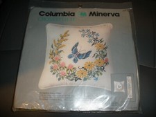 NEW Cross Stitch Kit Columbia Minerva Springtime Fancy Pillow 14"x14" CS3 