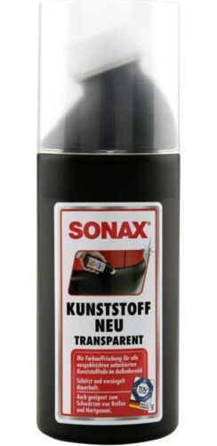 Sonax Kunststoff-Pflege Schutz Tiefen-Pflege + Schwamm für Auto PKW KFZ Oldtimer - Bild 1 von 1