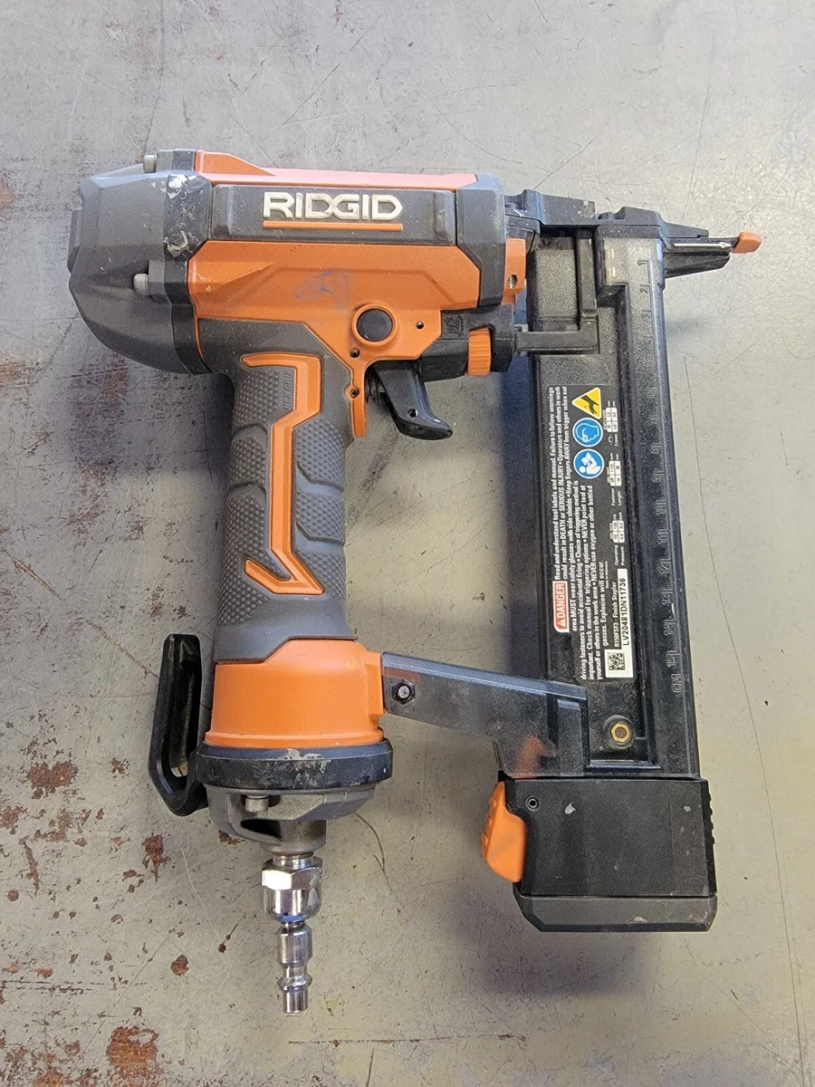 Ridgid finish nail sales gun