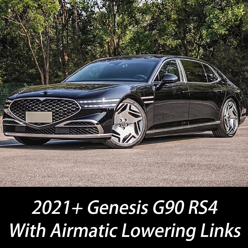 FOR 2021+ Genesis G90 RS4 & LWB ADJUSTABLE LOWERING LINKS AIR