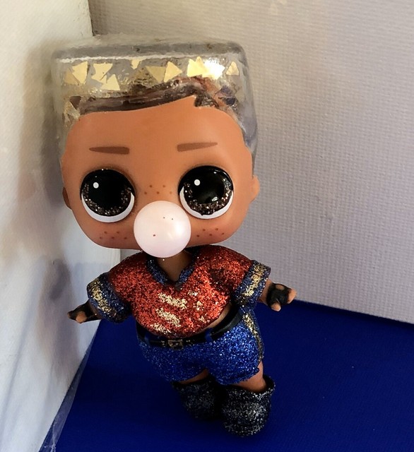 LOL Surprise Winter Disco Soldier Boi Glitter Globe Boy Doll Flat Top
