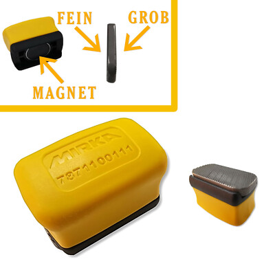 Lackhobel  MIRKA Mini File 42 x 20 mm grob/fein zur Beseitigung von Lackläufern