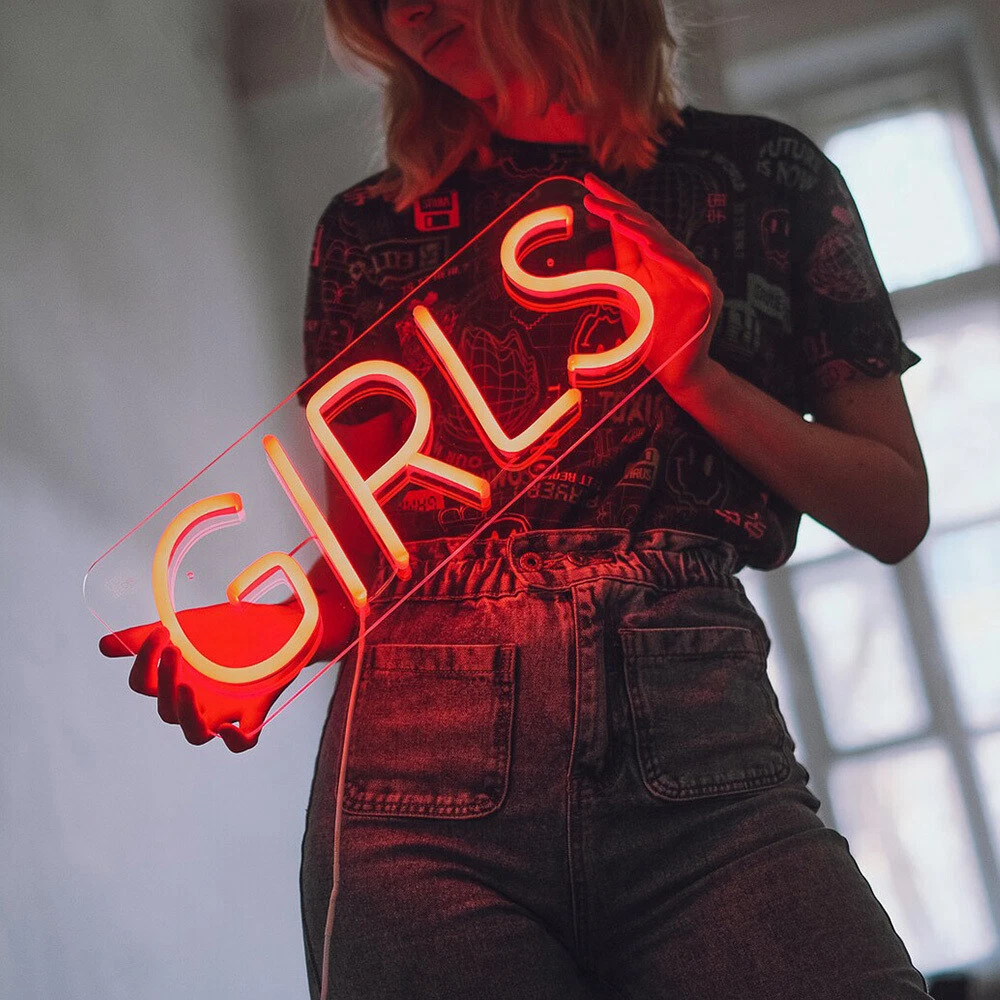 Red neon lights for bedroom deals