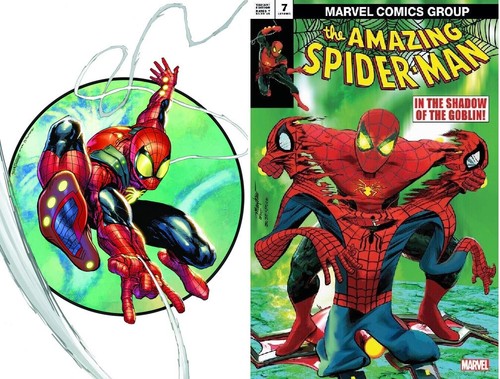 AMAZING SPIDERMAN 7 MIKE MAYHEW TYLER KIRKHAM HOMAGE 238 & 300 McFarlane Virgin - Picture 1 of 3