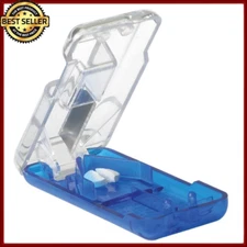 Pill Cutter and Splitter Stainless Steel Blade with Dispenser Cuts Pills Tablets