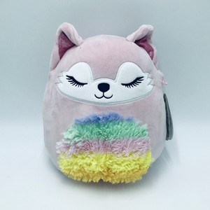 Squishmallow Alessi Fox Plush Pink Fuzzy Belly 8