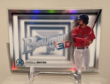 2022 Bowman Baseball MARCELO MAYER Bowman In 3D Insert