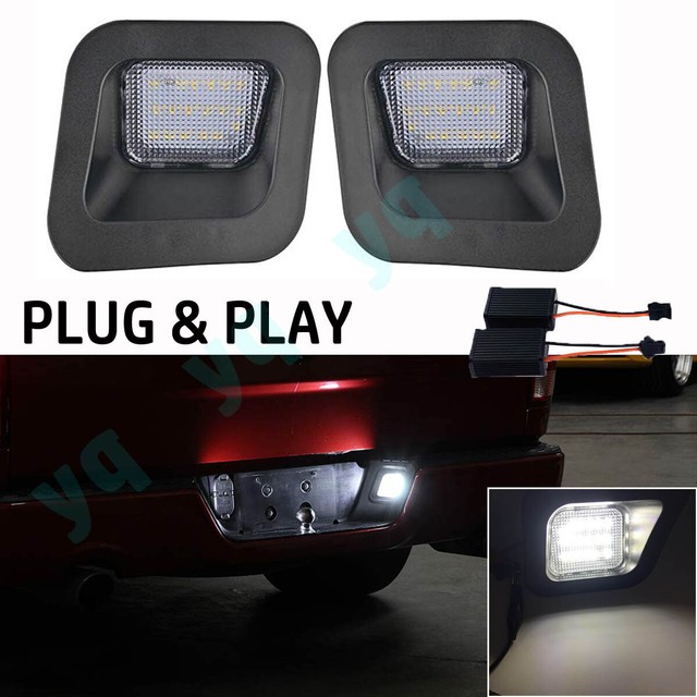 LED License Plate Rear Bumper Light Lamp For Dodge Ram 1500 2500 3500