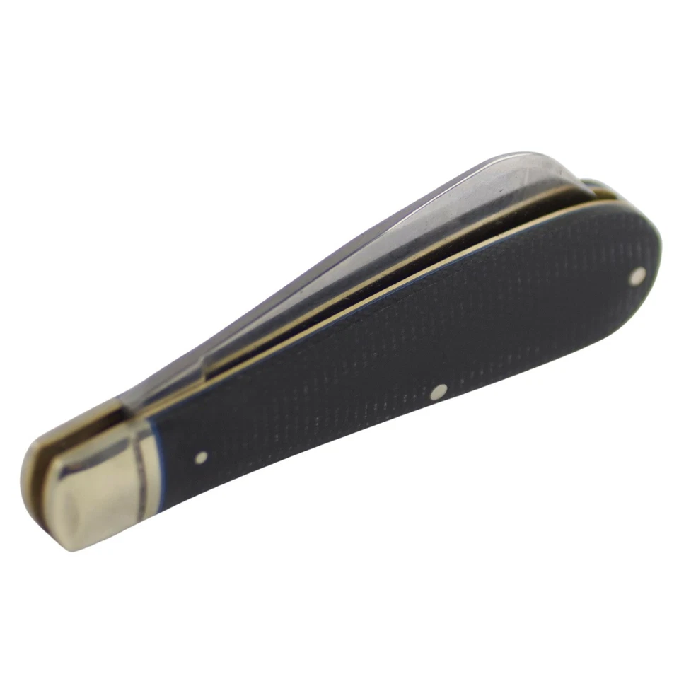 Rough Ryder Black Micarta Hawkbill Pocket Knife Folder RR2213 Carbon Steel - Image 2 of 2