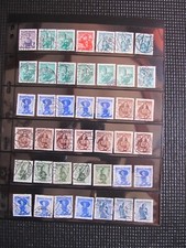 Austria - large lot 129 stamps used 1948-52 women s national folk costumes