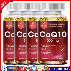 CoQ10 Coenzyme Q10 Mousselines - 3 Temps Mieux Absorption soutient la santé cardiaque