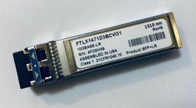 INTEL FTLX1471D3BCVI31 compatible E10GSFPLR 10G Ethernet SFP+LR 1310nm optics