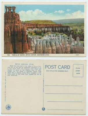 62861 - Temple of Osiris - Bryce Canyon, Utah - alte Ansichtskarte