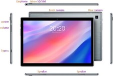 TECLAST Tablet 10.1 inch Android 10 P20HD FHD 1920x1200 4GB RAM 64GB ROM