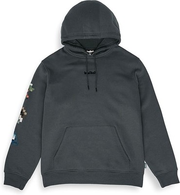 Twitch Hoodie Sweatshirt Emote Trio Pixel Dark Gray  L Large