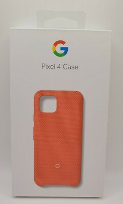 Authentic Google Fabric Case for Pixel 4 Only - Could Be Coral