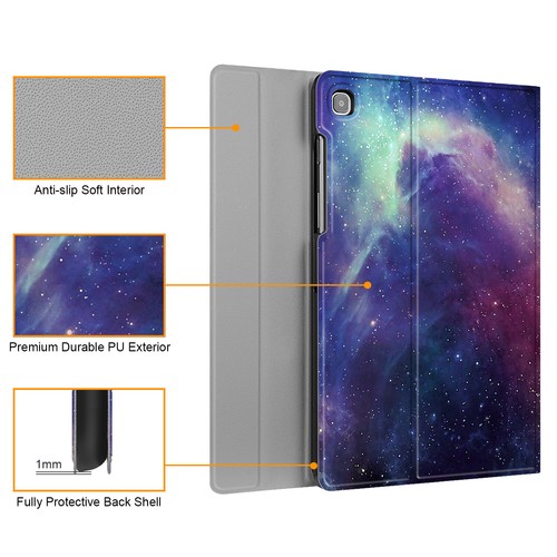 7 Color Backlit Keyboard Case For Samsung Galaxy Tab S5e 10.5 2019 SM-T720 Cover - Picture 19 of 24