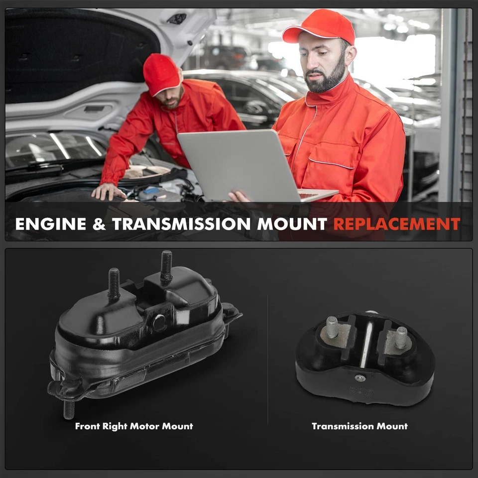 2x Motor e Suporte de Transmissão para Chevy Impala Lumina Monte Carlo Buick - Imagem 2 de 4