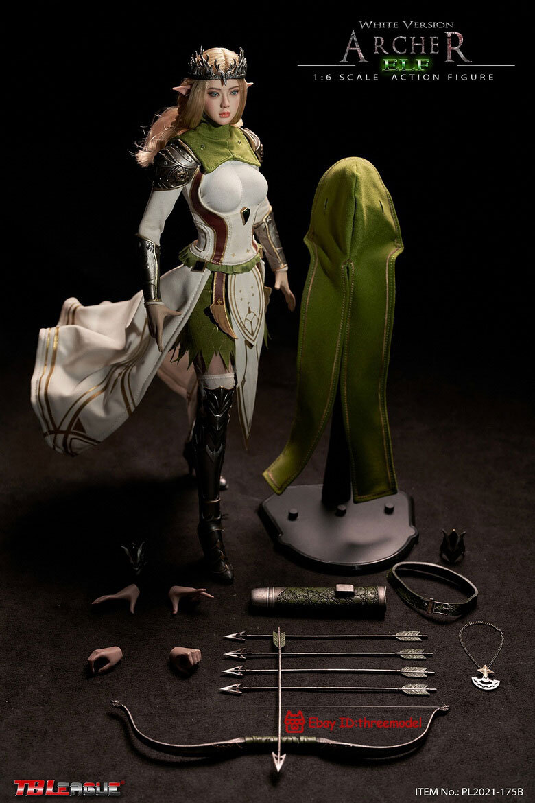 NEO SLEEVES　ELF ARCHER　エルフアーチャー　スリーブ TBLeague PL2021-175B 1/6 Elf Archer White Ver Action Figure In