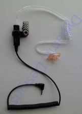 3.5 mm Listen Receive Only Acoustic Tube Ear Piece with Right Ear Mold Mould