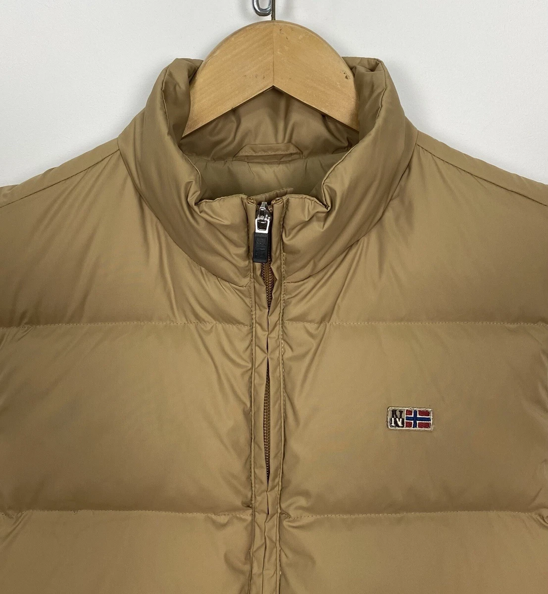 Napapijri Geographic Puffer Down Vest Full Zip Gilet Jacket