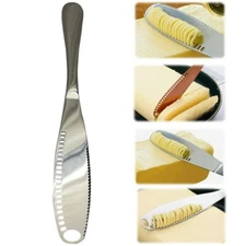 1pc Butter Spreader Knife Stainless Steel Cheese Spreader Cold Hard Butter Cutte
