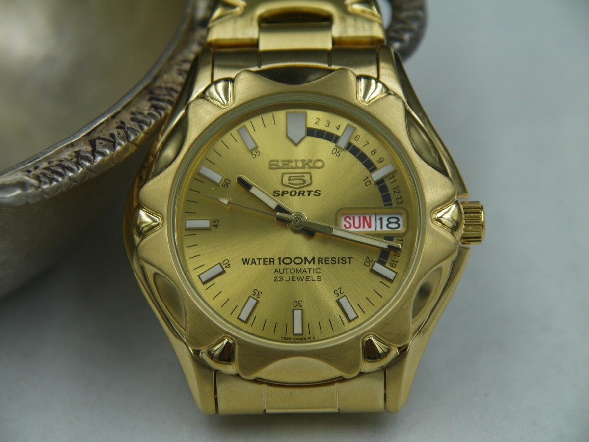 SEIKO 5 SPORTS 23 Jewels Automatic Men's Watch Mint SEIKO 5 SPORTS 23 Jewels Automatic Men's Watch Mint