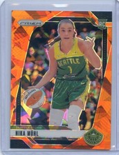 2024 Panini Prizm WNBA NIKA MUHL RC ROOKIE #75 ORANGE ICE PRIZM STORM