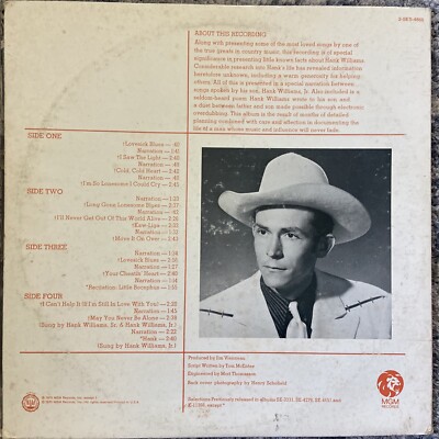 DA PHANUM THE LARRY INGRAM STORY　レアアルバム Hank Williams/Hank Williams,Jr.The Legend of Hank Williams