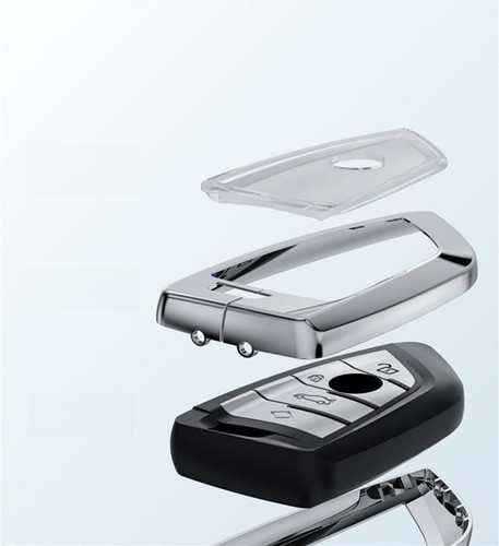 Zinc Alloy TPU Car Key Case Cover For BMW X1 X2 X3 X4 X5 X6 X7 1 2 3 4 5 6 7 8 - Picture 7 of 12