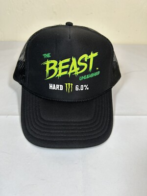 Monster Energy The Beast Unleashed Hard 6.0% Promotional Snapback Hat Cap