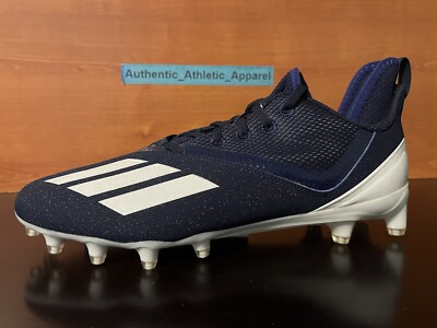 Adidas Adizero Scorch Navy Blue White Football Cleats Men display picture 3
