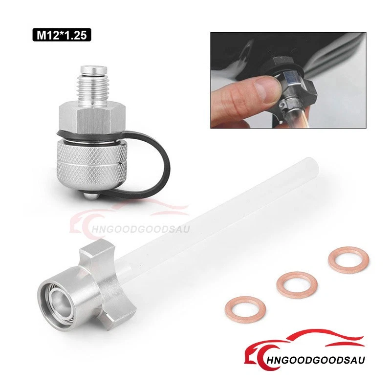 Quick Twist Oil Drain Valve for M12-1.25 with Stainless Drain Hose Attachment - image 3 of 4