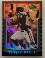 2000 Bowman Chrome Reggie Davis #265 Refractor (RC) High Numbered Rare..