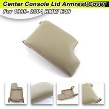 Center Console Lid Armrest For Bmw E46 3 Series 1999-2004 Arm Rest Cover Beige