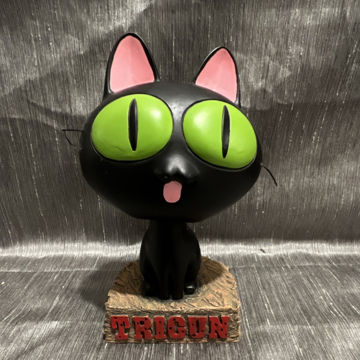 * vintage cat ❀ グリーンの瞳 小さな くろ猫ちゃん Trigun Kuroneko Sama Anime & Manga Figure Fantasy Green Eyes Black