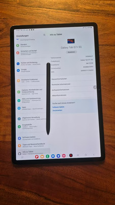 Samsung Galaxy Tab S7+ 5G 12,4 (120Hz) inkl S.Pen Mystic Black