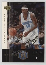 2004-05 UD Rivals Box Set Gold Facsimile Signature Carmelo Anthony #24 HOF 0mf7