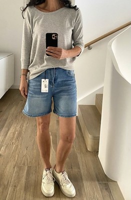 Sweatshirt Sweater Grau 3/4 Arm Organic L 40 (19061)