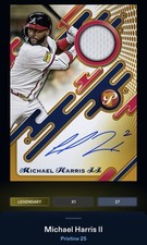 26 Topps Bunt DIGITAL Pristine Gold Signature Relic LEGENDARY 50c Michael Harris