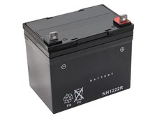 Batteria 12V 22Ah (+ Pol Positivo) Adatta Per Kubota GR1600 Trattore Da Giardino