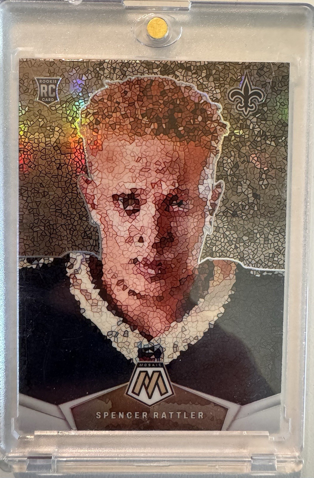 Spencer Rattler Panini Mosaic Micro Mosaic #MMSRR Base