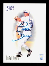 1996 Best #NNO Todd Dunn Auto Autographs Stockton Ports